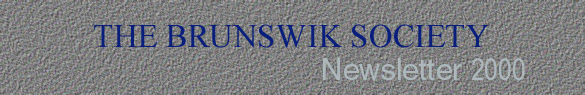 The Brunswik Society Newsletter